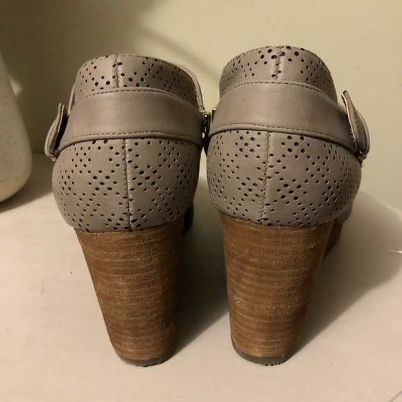 Dr Scholl’s Wedge Ankle Boots Size 11 Like New - Picture 4 of 9